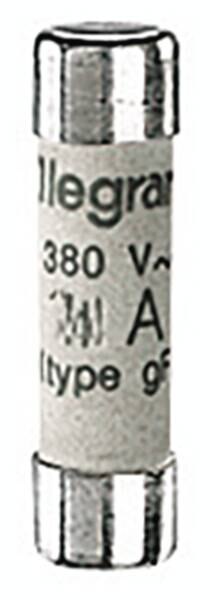Legrand 012394 Zylindersicherung gG 0,5A 8,5x31,5 trägflink 400VAC 20kA ohne Kennm.