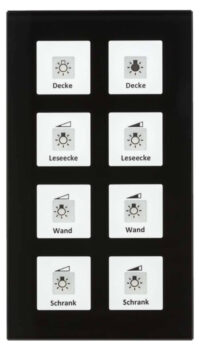 MDT technologies Glastaster Plus 8-fach schwarz BE-GT08S.01