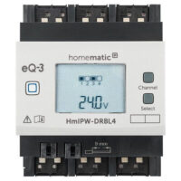 Homematic IP Wired 4-fach-Jalousie-/Rollladenaktor Smart Home HmIPW-DRBL4, VDE zertifiziert