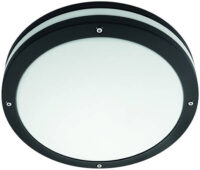 SG LEUCHTEN LED-Sensorleuchte 12W 3000K EVJE 644821 1180lm schwarz Konverter