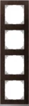 Merten Decor-Rahmen 4-fach Wenge/aluminium MEG4040-3671