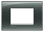 BTicino LNA4803KF LivingLight Abdeck- rahmen für Kompaktinstallation 3M Rauchgrau