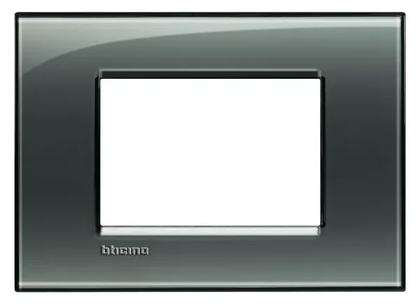 BTicino LNA4803KF LivingLight Abdeck- rahmen für Kompaktinstallation 3M Rauchgrau