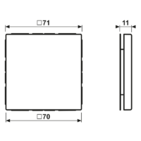 Jung LC994B227 Blind-Abdeckung LC32090