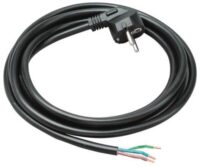 Kopp 147703019 Zuleitung 3m H 05 VV-F 3G1,5qmm schwarz