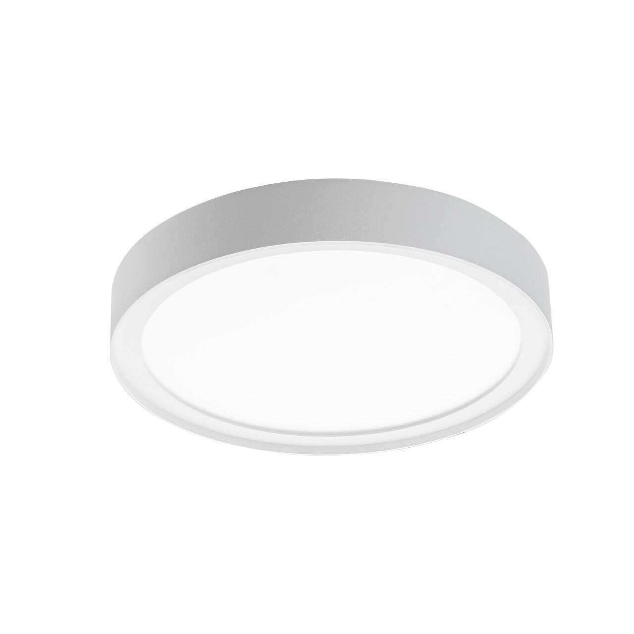 SG LEUCHTEN LED-Deckenanbauleuchte 19W DISC 606118 2000-4000K 1910lm weiß Konverter