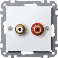 Merten Steckdose aws/gl für Audio Anschluss MEG4350-0325