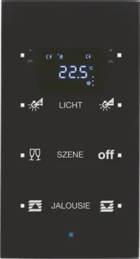 Berker Glas-Sensor mit Raumtemperatur. 75643135