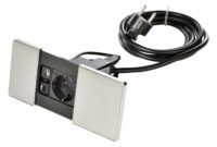 Kopp 939619111 VersaPAD 1-fach+USB-C edelstahl