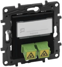 Legrand 864544 SC/APC Fibre Optic Niloe Step schwarz