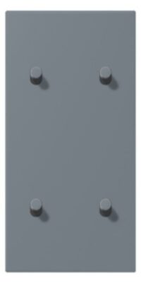 Jung LC12-25R0251 Abdeckung mit Kipphebel "Zylinder" 2x2 Kipphebel senkrecht LS 1912 gri