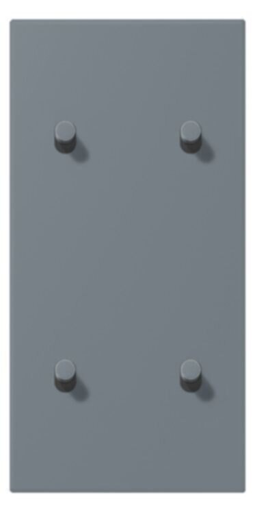 Jung Jung LC12-25R0251 Abdeckung mit Kipphebel "Zylinder" 2x2 Kipphebel senkrecht LS 1912 gri