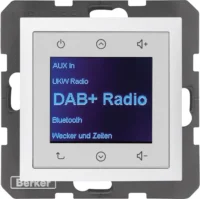 Berker Radio DAB+, Bt., S.1/B.x p w. matt 30849909