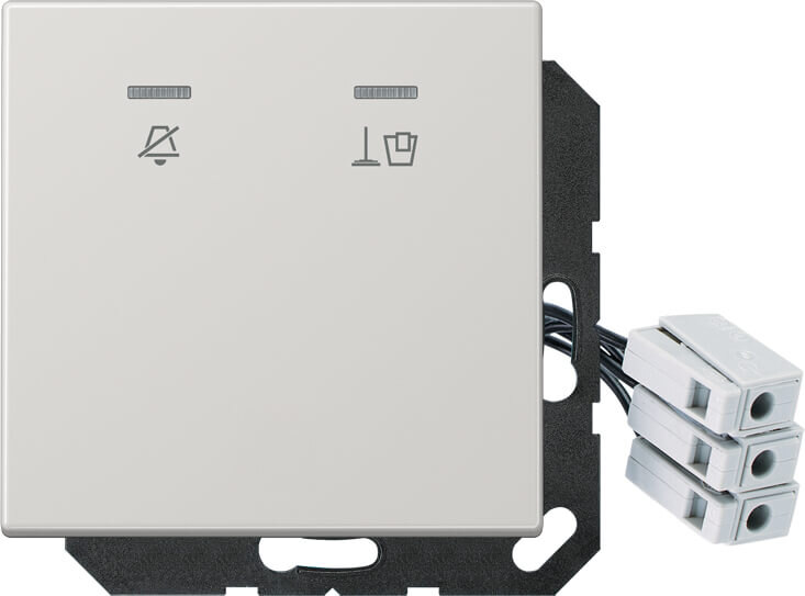 Jung Jung Hotelabdeckung mit LED-Einheit 230V LS CU KO5 M 230 LG