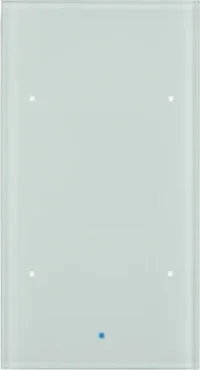 Berker Glas-Sensor 2-fach polarweiß 75142830
