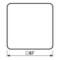 Jung Wippe Symbol TÜR br für Taster CD 590 T BR