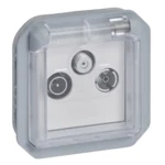 Legrand 069558L Plexo New Einsatz TV-R-SAT DVBT UHD-TV SAT Kabel-TV
