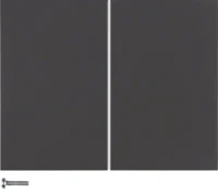 Berker KNX-Funk Taste 2-fach anthrazit matt 85146175