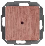 Kopp 619679086 Kontrollschalter mit Linse beleuchtet10AX 250V Milano eiche