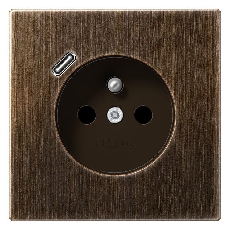 Jung Jung ME1520F-18CAT Steckdose Frz/Belg mit USB Typ C
