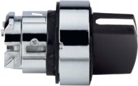 Schneider ZB4BD3 Frontelement schwarz für Wahlschalter 3Stellungen D22mm Metall