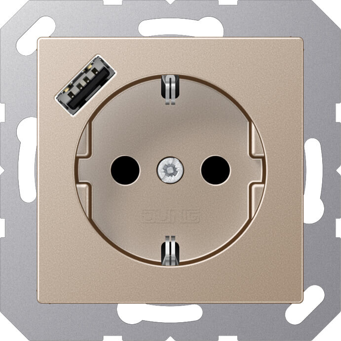 Jung Jung SCHUKO Steckdose mit USB Typ A A1520-18ACH