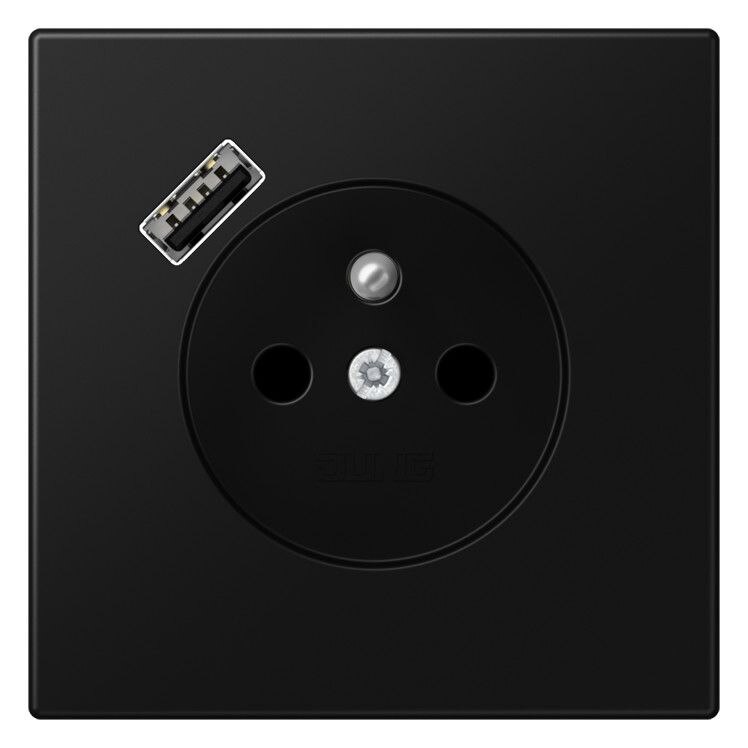 Jung Jung LS1520F-18ASWM Steckdose Frz/Belg m USB Typ A