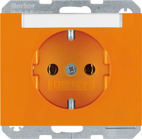 Berker Berker SCHUKO-Steckdose or mit Beschriftungsfeld 47397014