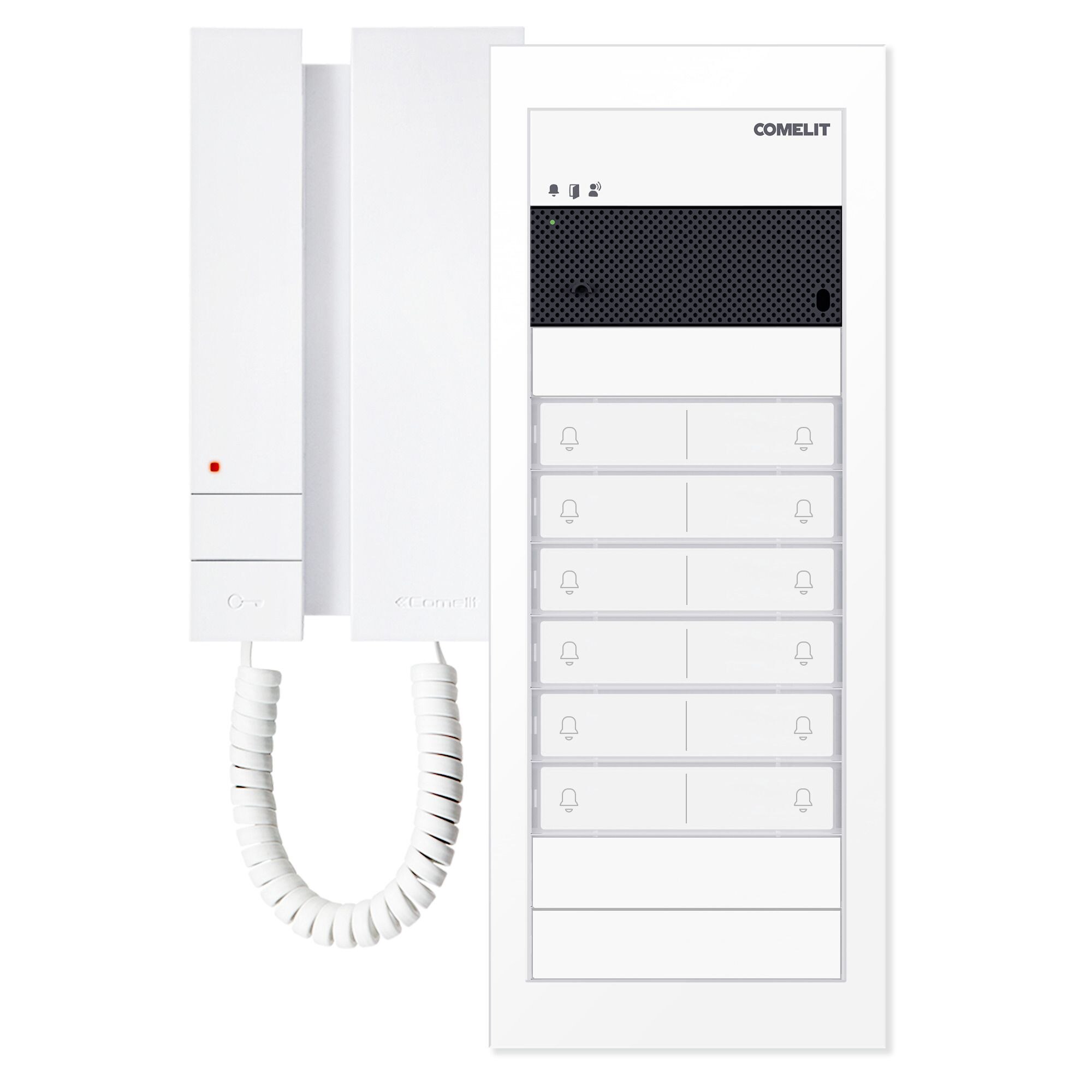 Comelit Comelit KAU2112 Paketlösung Ultra Audio Unterputz 12 Wohneinheiten Mini mit Hörer SB2