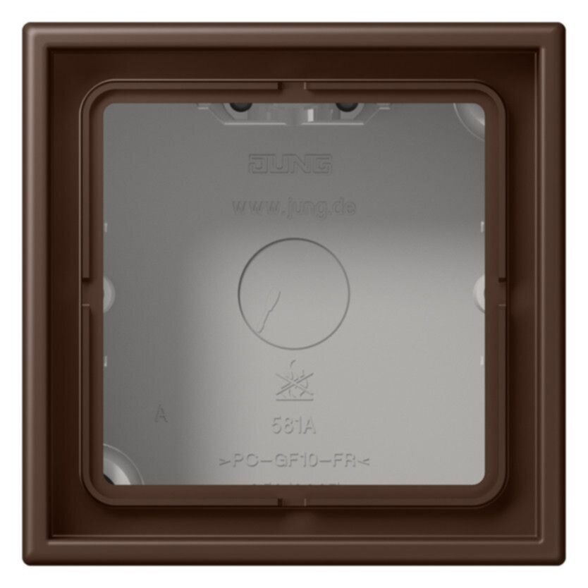 Jung Jung LC 581 A 239 AP-Kappe 1-fach Duroplast lackiert Serie LS terre dombre brûlée