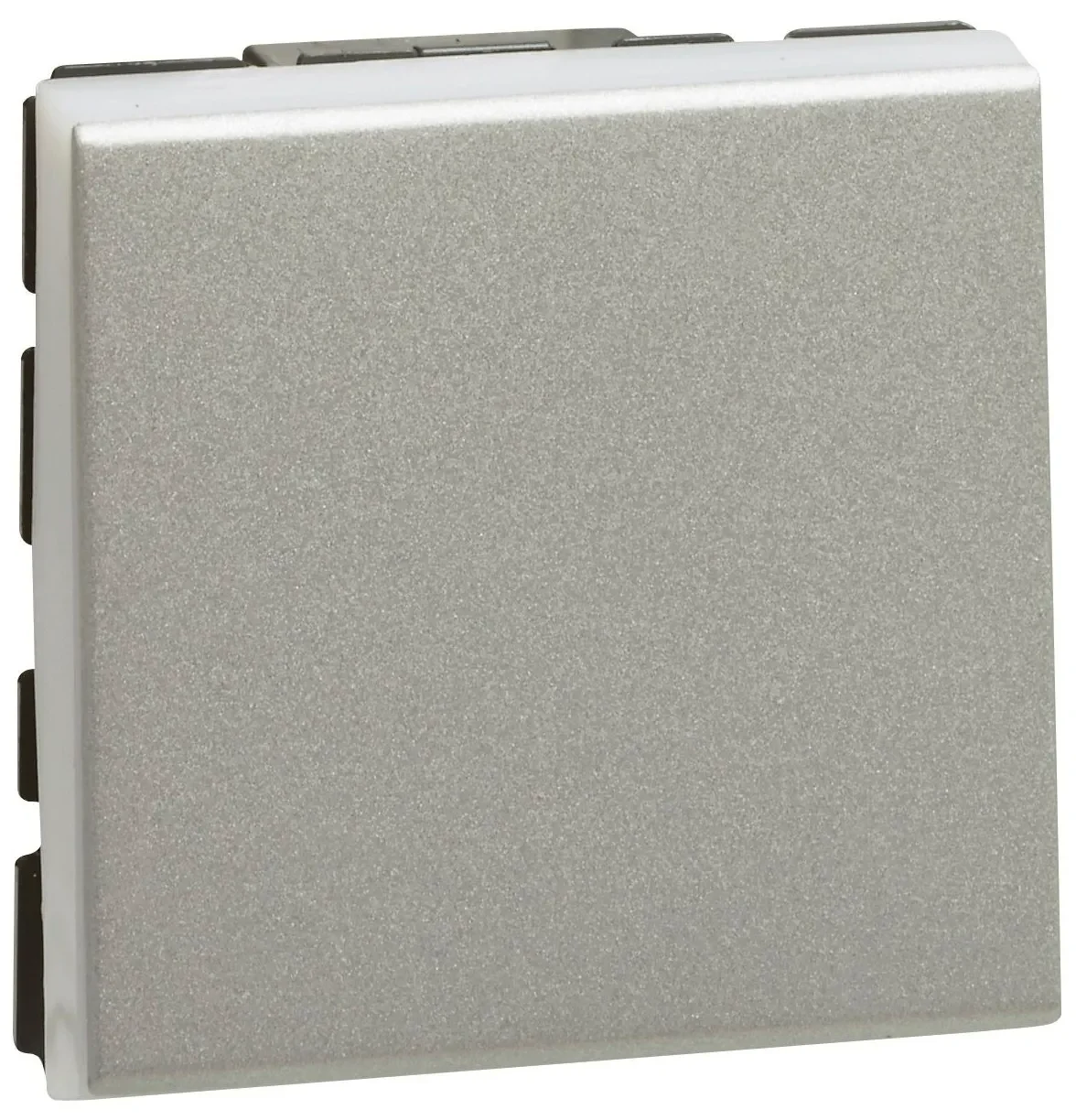 Legrand Legrand 079211L MSC Wechselschalter 10A (SL) 2-modulig beleuchtbar Aluminium