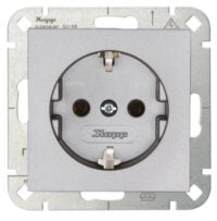 Kopp 949347009 Steckdose ohne BS HK07stahlfarben