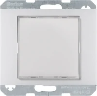 Berker LED-Signallicht rot/grün aluminium matt lackiert 29527003