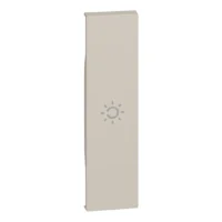 BTicino KM01A LivingNow 1M Tasten- abdeckung mit Symbol Licht Sand