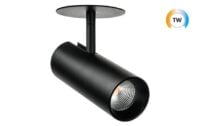 SG LEUCHTEN LED-Einbaustrahler 13W Konverter 320727 dimmbar 1LED schwarz 2000-4000K weiß 620lm