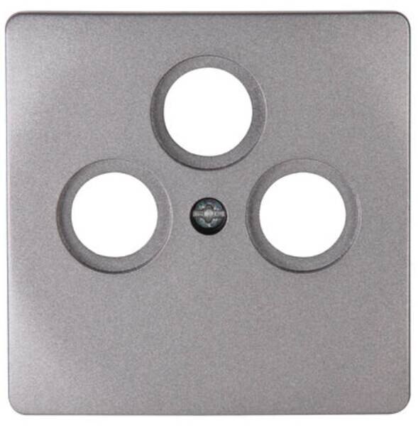 Kopp Kopp 492043187 Abdeckung für Antennen- steckdose TV/RF/SAT VENEDIG platin