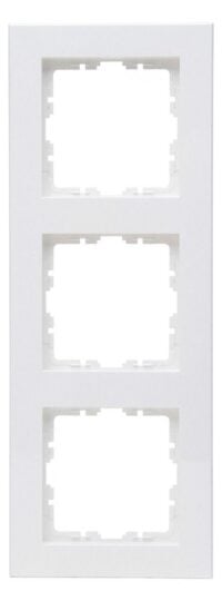 Kopp 407029002 HK07 PURE Abdeckrahmen 3-fach reinweiß