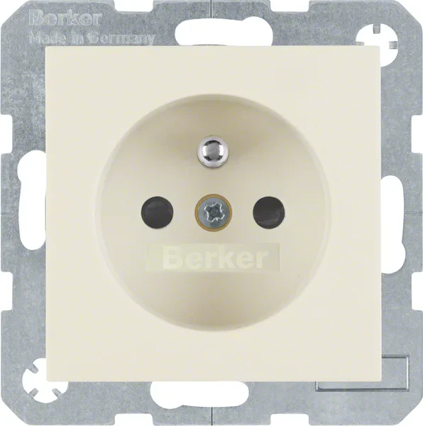 Berker Berker Steckdose mit Schutzkontakt S.1 we 6768768982