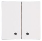 Kopp 862101105 HK07-Flächendoppelwippe m transparenter Linse Farbe:reinweiß