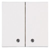 Kopp 862101105 HK07-Flächendoppelwippe m transparenter Linse Farbe:reinweiß