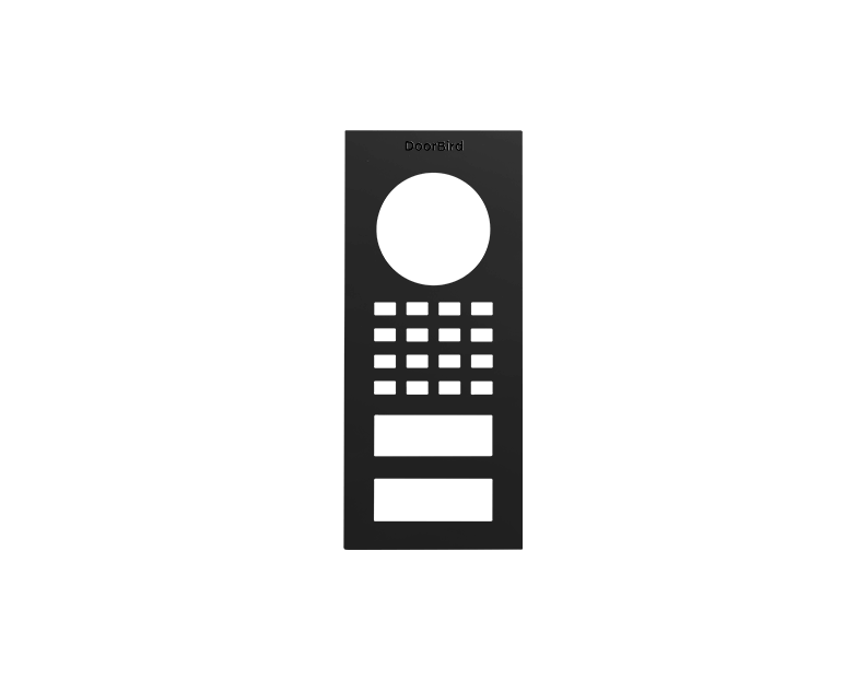 Doorbird DoorBird D1101V Aufputz Frontblende – Graphitschwarz