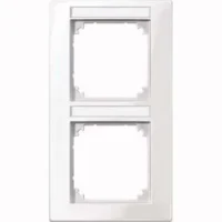 Merten M-PLAN-Rahmen 2 fach  beschriftbar, senkr. 513219