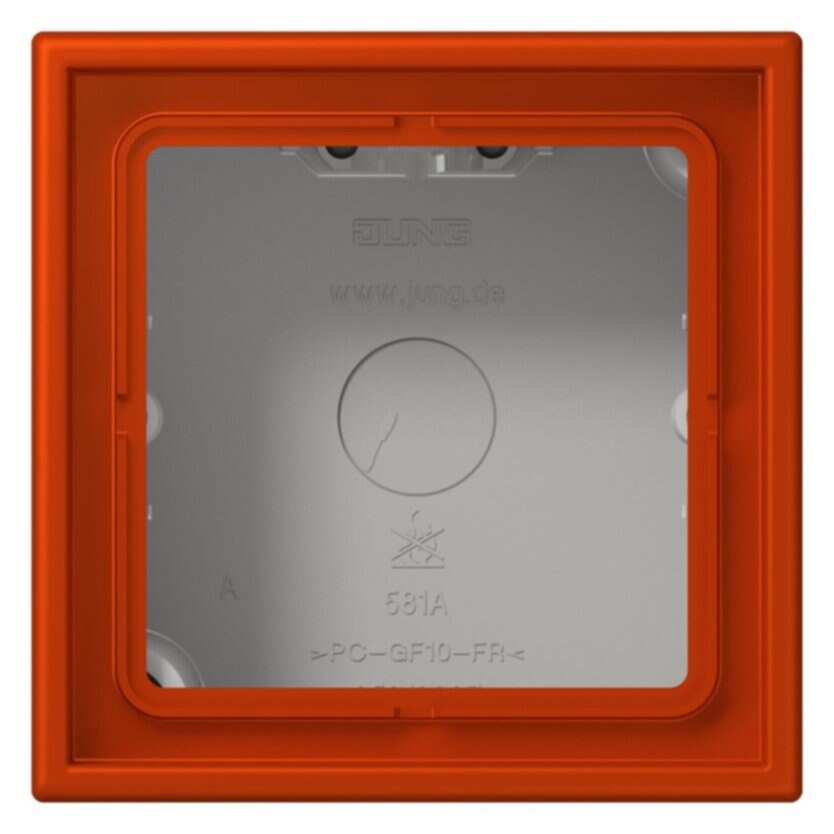 Jung Jung LC 581 A 244 AP-Kappe 1-fach Duroplast lackiert Serie LS rouge vermillon 59