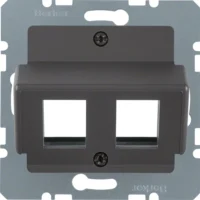 Berker Zentralplatte Jacks ZPS anthrazit 14631606