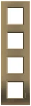 BTicino LNA4802M4BZ LivingLight Abdeckrahmen 4-fach 2+2+2+2M Bronze