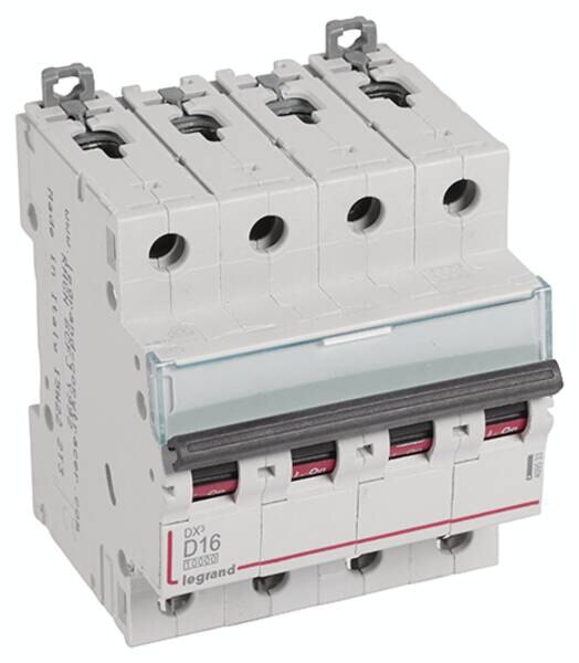 Legrand Legrand 409533 DX3 LS-Schalter D 16A 4-polig 10kA 400VAC 4TE