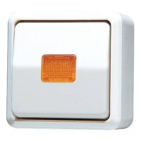 Jung 606KOA AP-Wipp-Kontrollschalter Universal Aus-Wechsel AP600 weiß