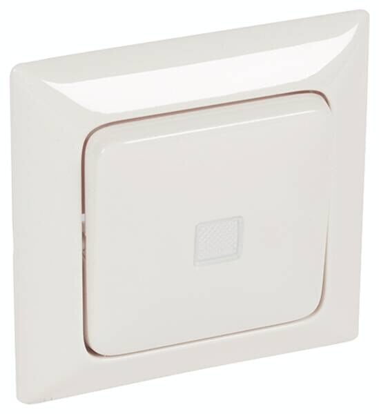 Legrand Legrand 776111 Wippe Kontroll Aus/ Wechsel volle Platte Creo mandelweiß
