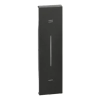BTicino KG19MH LivingNow 1M Tasten- abdeckung MyHome mit Symbol +/- Black