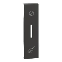 BTicino KG06H LivingNow 1M Tastenabdeck. Schalter Nicht stören/Zim reinigen Black